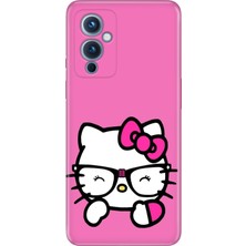 Senada Oneplus 9 Kılıf Desenli Baskılı Tpu Rubber Kapak Kitty/go