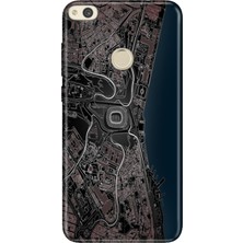 Adasena Huawei P9 Lite 2017 Kılıf Desenli Baskılı Tpu Rubber Kapak Siyah Beyaz Stadyum