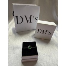 DMs Silver Yeşil Taşlı Gümüş Charm'ı