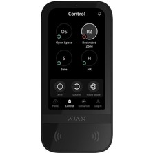AJAX Keypad Touchscreen Dokunmatik Ekranlı Tuş Takımı Siyah