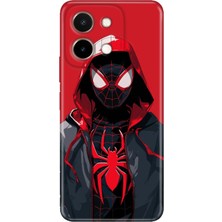 Adasena Vivo Y28 Kılıf Desenli Baskılı Tpu Rubber Kapak Retrospider