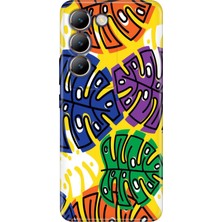 Adasena Vivo V30 Lite Kılıf Desenli Baskılı Tpu Rubber Kapak Vintage 1983