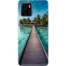 Adasena Vivo Y15S Kılıf Desenli Baskılı Tpu Rubber Kapak Maldives