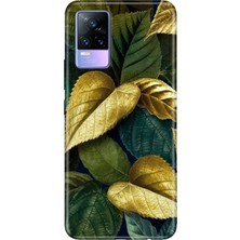 Adasena Vivo V21E Kılıf Desenli Baskılı Tpu Rubber Kapak Orman Kokusu