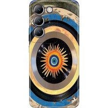 Adasena Vivo V30 Lite Kılıf Desenli Baskılı Tpu Rubber Kapak Nazar