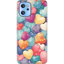 Senada Reeder S19 Max Pro Kılıf Desenli Baskılı Tpu Rubber Kapak Heart Pattern
