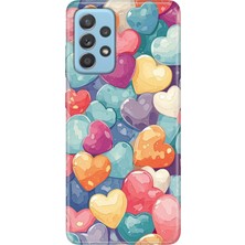 Senada General Mobile A33 Kılıf Desenli Baskılı Tpu Rubber Kapak Heart Pattern
