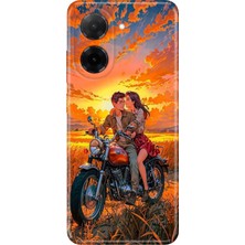 Adasena Xiaomi Redmi A5 Kılıf Desenli Baskılı Tpu Rubber Kapak Sevgilim ve Ben
