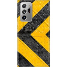 Senada Samsung Galaxy Note 20 Ultra Kılıf Desenli Baskılı Tpu Rubber Kapak Çok Tehlikeli