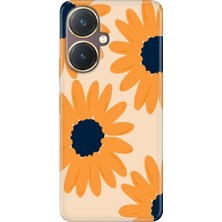 Senada Vivo Y27 Kılıf Desenli Baskılı Tpu Rubber Kapak Flower Draw