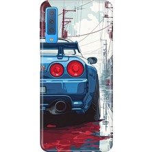 Senada Samsung Galaxy A7 2018 Kılıf Desenli Baskılı Tpu Rubber Kapak Gtrr
