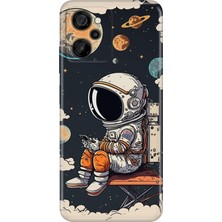 Senada Casper Via M40 - M45 Kılıf Desenli Baskılı Tpu Rubber Kapak Astro