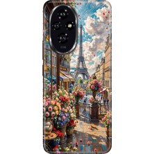 Senada Honor 200 Pro Kılıf Desenli Baskılı Tpu Rubber Kapak Baharda Paris
