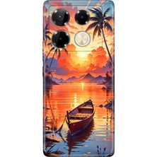 Senada Infinix Note 40 Pro 5g Kılıf Desenli Baskılı Tpu Rubber Kapak Hadi Tatile