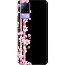 Adasena Vivo V21E Kılıf Desenli Baskılı Tpu Rubber Kapak Natural