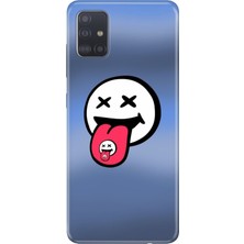 Samsung Galaxy A71 Kılıf Desenli Baskılı Tpu Rubber Kapak Smile For You