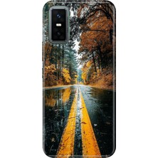 Adasena Infinix Gt 30 Pro Kılıf Desenli Baskılı Tpu Rubber Kapak Korku Yolu