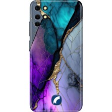 Senada Reeder S19 Max Kılıf Desenli Baskılı Tpu Rubber Kapak Altın Tozu