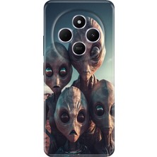 Adasena Xiaomi Redmi A4 5g Kılıf Desenli Baskılı Tpu Rubber Kapak Ufo
