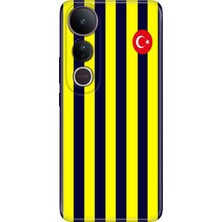 Senada Vivo V50 Lite Kılıf Desenli Baskılı Tpu Rubber Kapak Çubuklu Forma