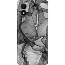 Senada Tcl 303 Kılıf Desenli Baskılı Tpu Rubber Kapak Black Art