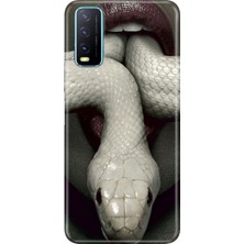 Adasena Vivo Y11S Y20 Y20S Kılıf Desenli Baskılı Tpu Rubber Kapak Kobra