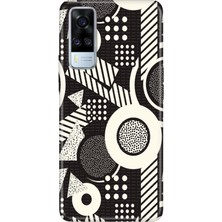 Senada Vivo Y51 Kılıf Desenli Baskılı Tpu Rubber Kapak Geomet