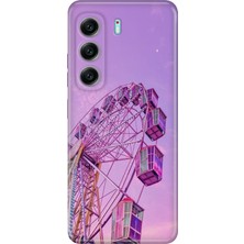 Senada Tecno Camon 40 4g Kılıf Desenli Baskılı Tpu Rubber Kapak Dönme Dolap