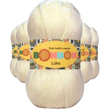 Marsilyan 5 Adet Lüks Patik Ipi Yünü Krem 98272