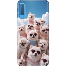 Senada Samsung Galaxy A7 2018 Kılıf Desenli Baskılı Tpu Rubber Kapak Kanka Çetesi