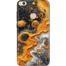 Adasena Huawei P9 Lite 2017 Kılıf Desenli Baskılı Tpu Rubber Kapak Krater