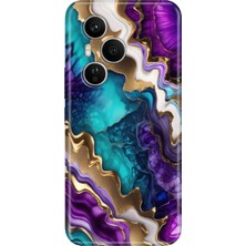 Senada Honor 400 Pro Kılıf Desenli Baskılı Tpu Rubber Kapak Keskin Ametist