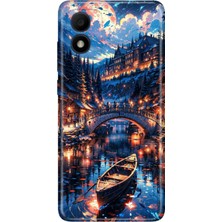 Adasena Tcl 303 Kılıf Desenli Baskılı Tpu Rubber Kapak Venice Night