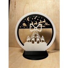 Szd Design Geometrik Desenli Yılbaşı Masa Üstü Dekoratif Obje