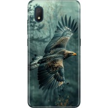 Adasena Tcl L7 Kılıf Desenli Baskılı Tpu Rubber Kapak Ürküten Kartal
