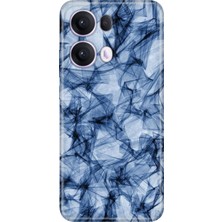 Senada Oppo Reno 13 Pro Kılıf Desenli Baskılı Tpu Rubber Kapak Blue Crystal