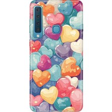 Senada Samsung Galaxy A9 2018 Kılıf Desenli Baskılı Tpu Rubber Kapak Heart Pattern