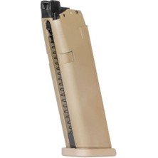 Umarex Glock 19X, 19, 17, 45 Uyumlu Tan Gas Airsoft Tabanca Şarjörü