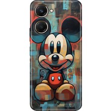 Adasena Vivo Y18 Kılıf Desenli Baskılı Tpu Rubber Kapak Mickeyworld