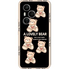 Adasena Honor 400 Pro Kılıf Desenli Baskılı Tpu Rubber Kapak Smile Bear