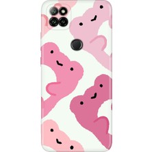 Casper Via E30 Kılıf Desenli Baskılı Tpu Rubber Kapak Pink Frogs