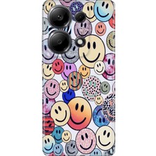 Senada Xiaomi Redmi Note 13 Pro 4g Kılıf Desenli Baskılı Tpu Rubber Kapak Emojix