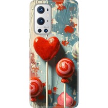 Adasena Oneplus 9 Pro Kılıf Desenli Baskılı Tpu Rubber Kapak Lollipop