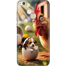 Senada Huawei P9 Lite 2017 Kılıf Desenli Baskılı Tpu Rubber Kapak Gariplik Var