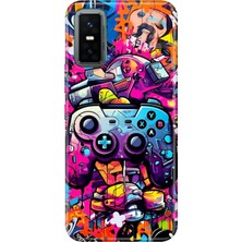 Senada Infinix Gt 30 Pro Kılıf Desenli Baskılı Tpu Rubber Kapak Gamer