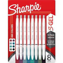 Storemax S-Jel, Moda Varil Jel, Beyaz Gövde, Orta (0,7 Mm) Nokta, Kalın Mürekkep Renkleri, 8 Adet