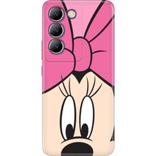 Adasena Vivo V30 Lite Kılıf Desenli Baskılı Tpu Rubber Kapak Minnie Love