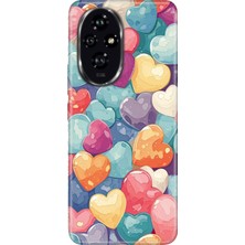 Senada Honor 200 Kılıf Desenli Baskılı Tpu Rubber Kapak Heart Pattern