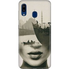 Senada Samsung Galaxy A20 A30 Kılıf Desenli Baskılı Tpu Rubber Kapak Istanbul
