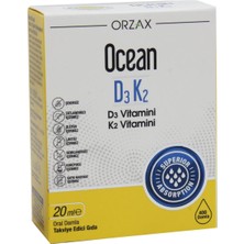 Orzax Vitamin D3 K2 Damla 20 ml